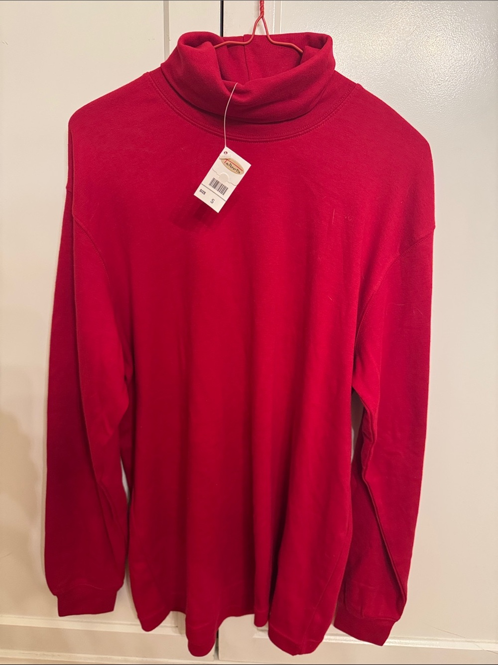 Women’s Talbots 100% cotton Red Turtleneck Shirt